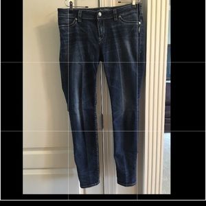 Silver Skinny Suki Jeans sz 34